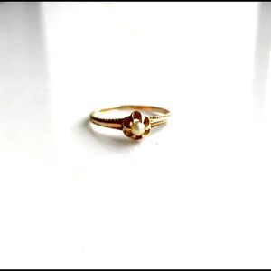 Victorian Seed Pearl ring 10K Gold